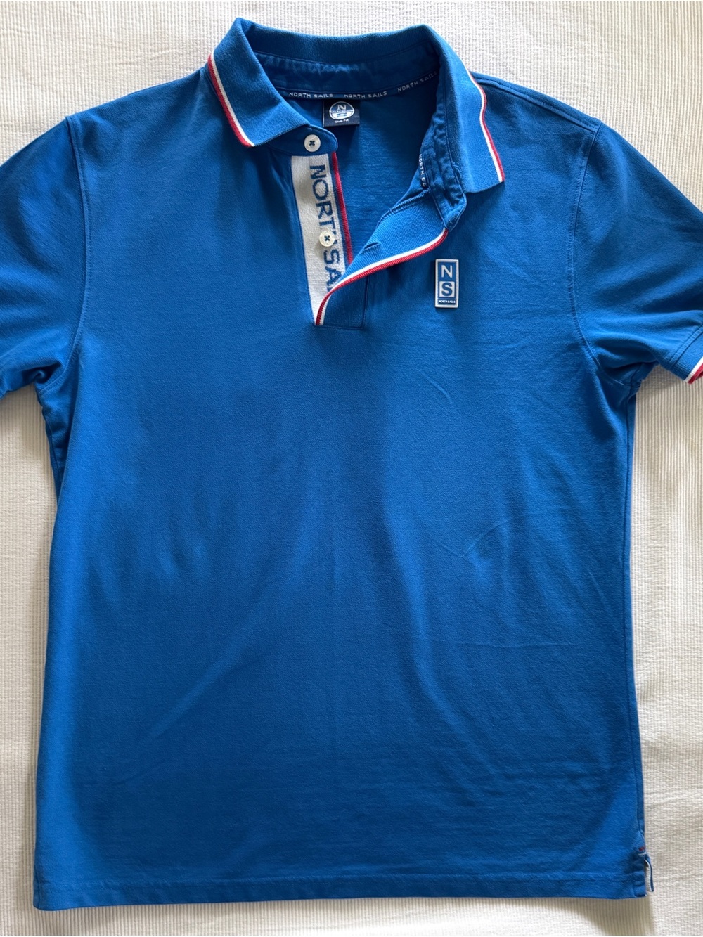 North Sails Royal Blue Polo with Red & White Trim